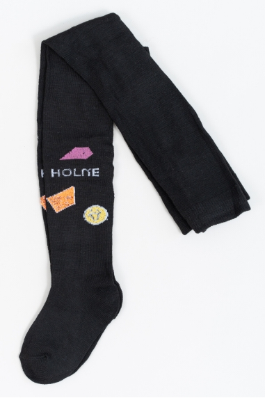 Колготки для дівчинки чорний бавовна