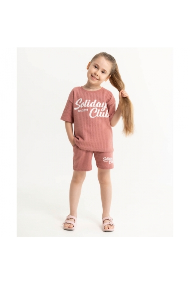 Комплект для дівчинки теракотовий кулір-жатка