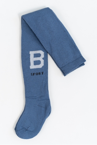 Колготки для хлопчика індиго махра