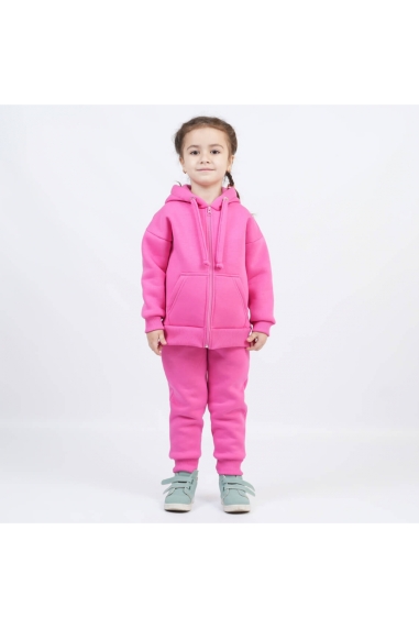 Флісовий костюм для дівчинки фуксия фліс