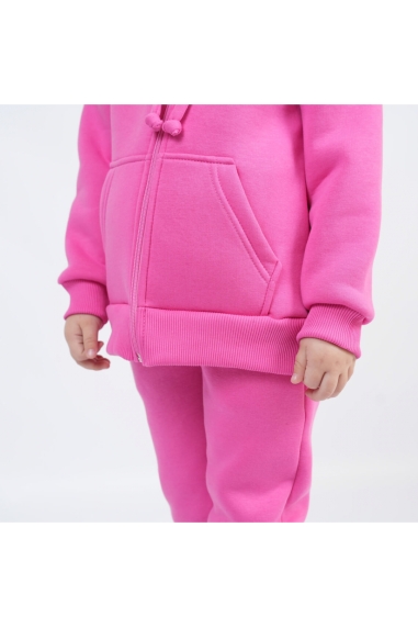 Флісовий костюм для дівчинки фуксия фліс - 2