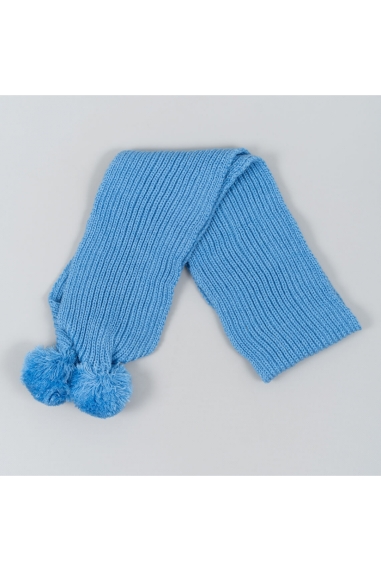 Шарф для хлопчика блакитний в'язка - 2
