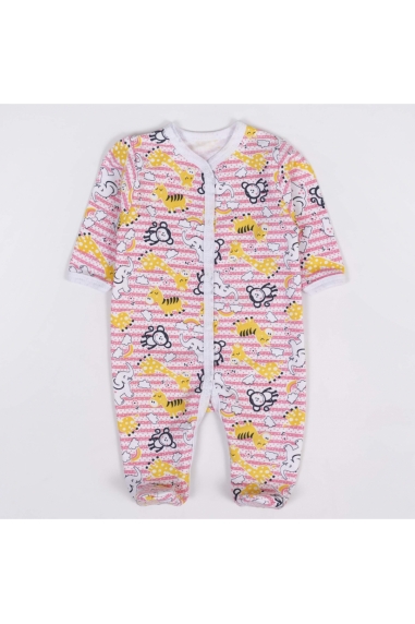 Чоловічок для малят Сафарі персиковий начіс (футер)