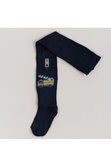 Колготки для хлопчика темно-синій бавовна