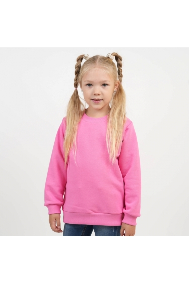 Джемпер теплий для дівчинки фуксія тринитка петля