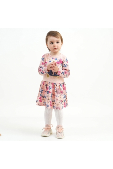 Сукня в квіточку для дівчинки рожевий фулікра