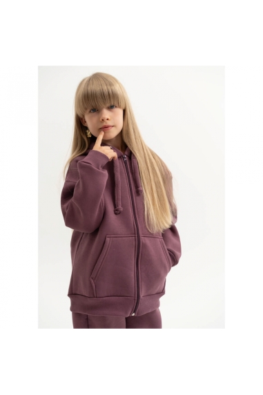 Костюм  для дівчинки моко тринитка на флісі - 1