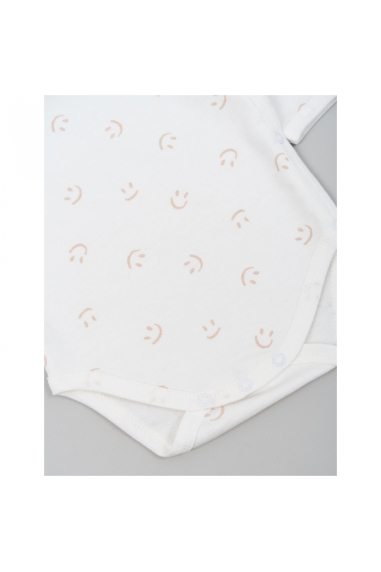 Боді для малят Смайлик молочний начіс (футер) - 3