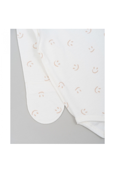 Боді для малят Смайлик молочний начіс (футер) - 5