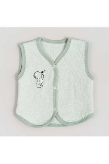 Жилет ясельний ментоловий капітон