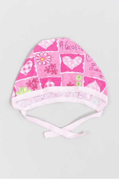 Ясельна для дівчинки Сердечки фуксія інтерлок