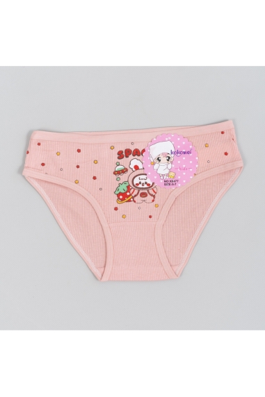 Трусики для дівчинки рожевий рубчик преміум