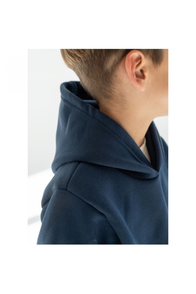 Костюм для хлопчика індиго тринитка на флісі - 4