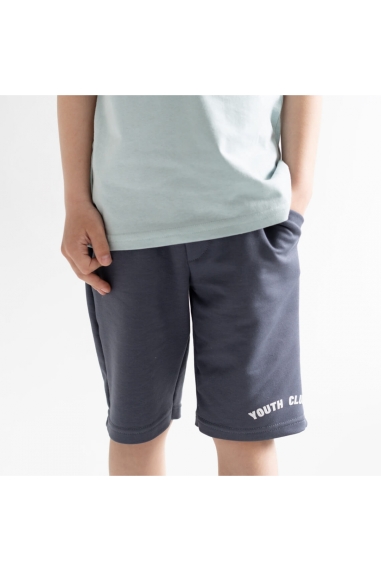 Штани для хлопчика графіт двонитка