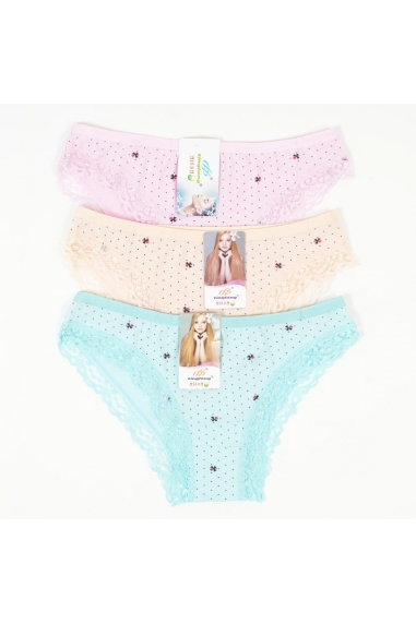 Трусики для дівчинки рожевий бавовна - 1