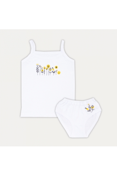 Комплект білизни  для дівчинки жовтий кулір