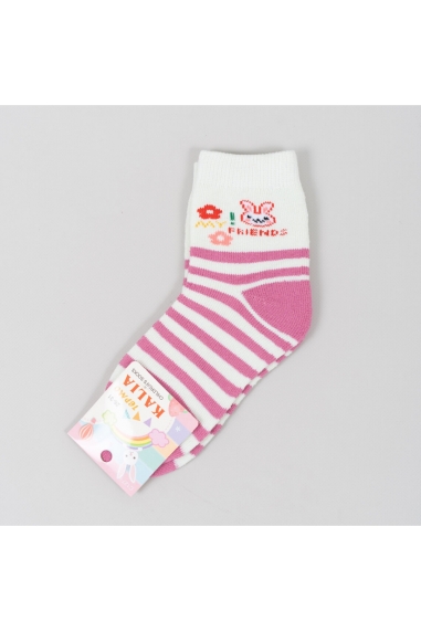 Шкарпетки для дівчинки молочний махра