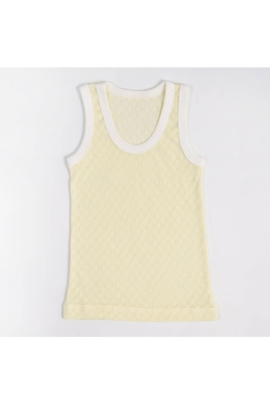 Майка для малят ажурна жовтий трансфер