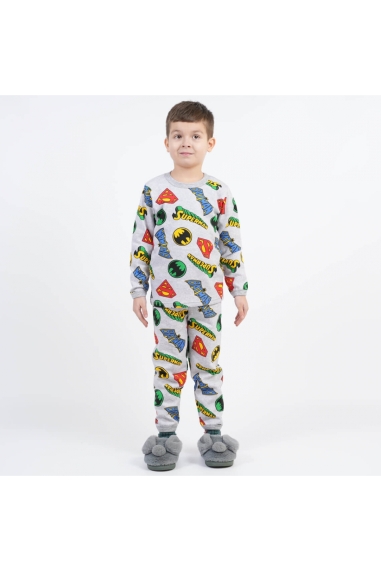 Піжама для хлопчика Сафарі сірий начіс (футер) - 2