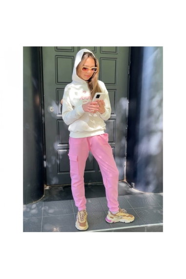 Костюм  для дівчинки рожевий двонитка