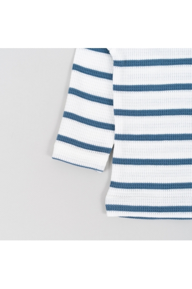 Костюм ясельний індиго вафельна структура - 2