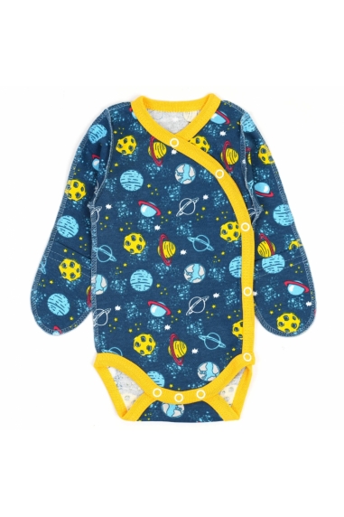 Боді для малят Планети бірюзовий інтерлок