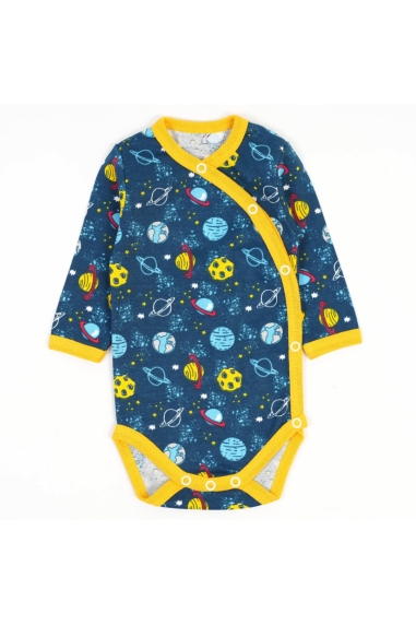 Боді для малят Планети бірюзовий інтерлок - 1