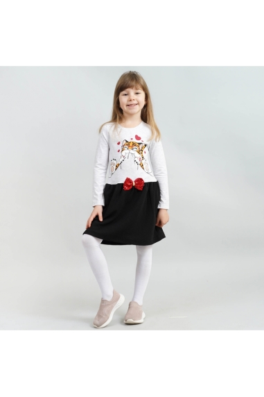 Сукня  для дівчинки Тигреня сірий фулікра