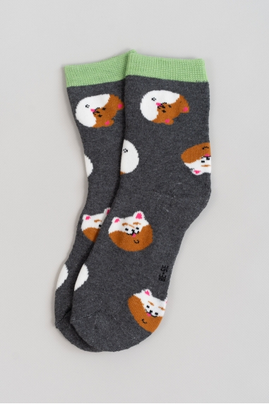 Шкарпетки дитячі графіт махра