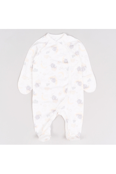 Сліп для новонароджених Зайченя на місяці молочний інтерлок - 2