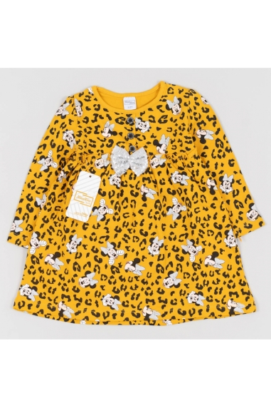 Сукня леопардова Міні Маус гірчичний фулікра