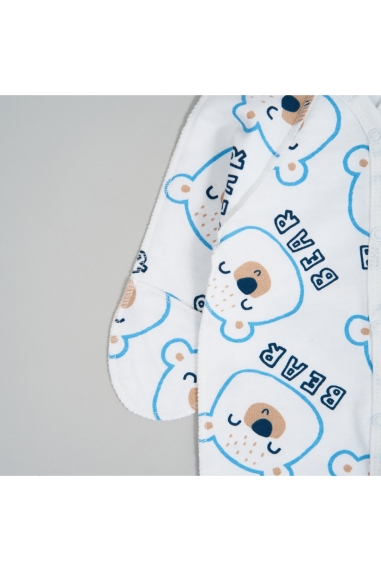 Комплект для новонароджених Ведмедики молочний начіс(футер) - 3