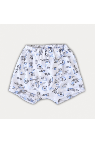 Труси боксери для хлопчика Formula1 білий кулір