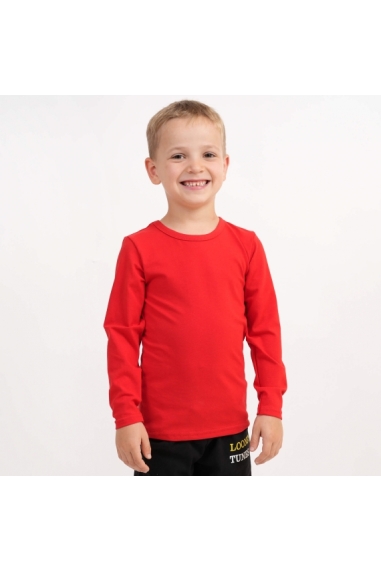 Лонгслів  для хлопчика червоний фулікра