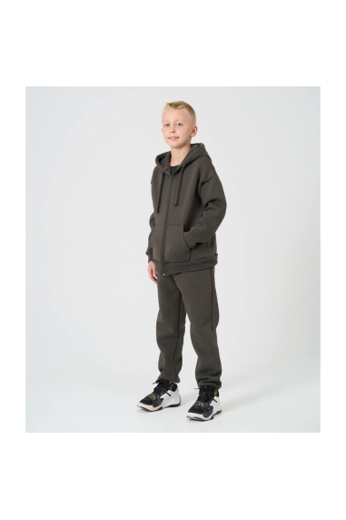 Костюм для хлопчика хакі тринитка на флісі