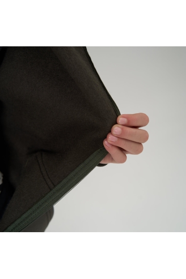 Костюм для хлопчика хакі тринитка на флісі - 2