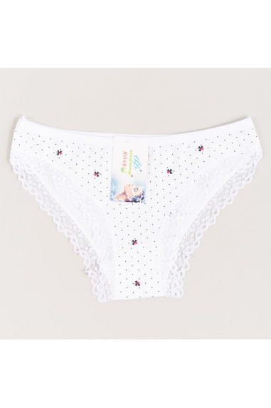 Трусики для дівчинки білий бавовна