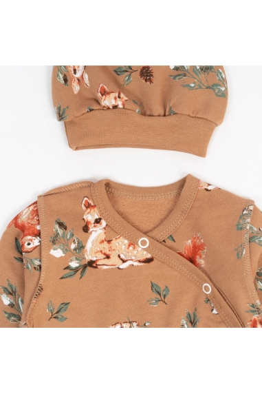 Комплект для новонароджених карамельний начіс високої якості(футер) - 3