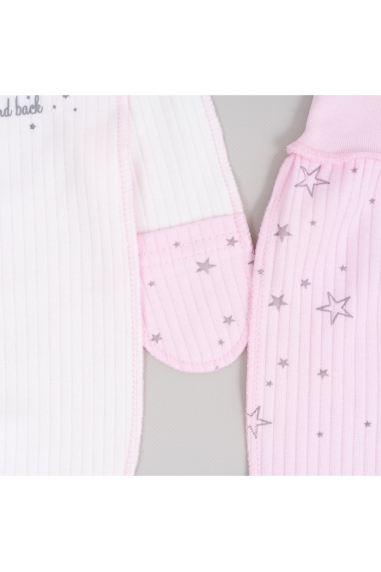 Комплект для новонароджених рожевий інтерлок - 2