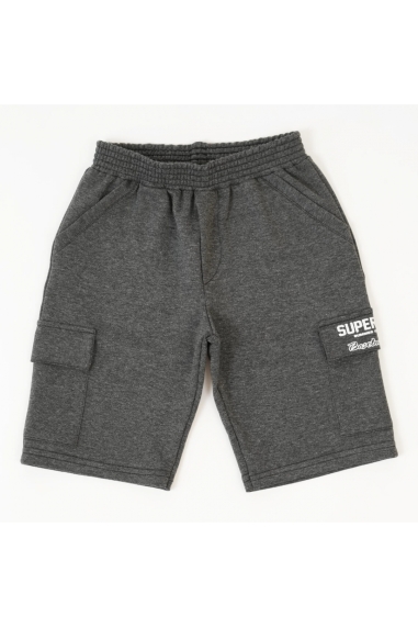 Шорти для хлопчика сірі двонитка - 4
