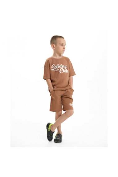 Комплект для хлопчика коричневий кулір жатка