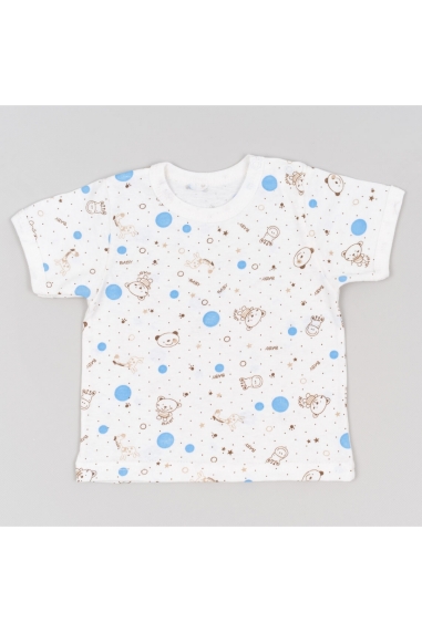 Футболка ясельна молочний Ведмедики кулір