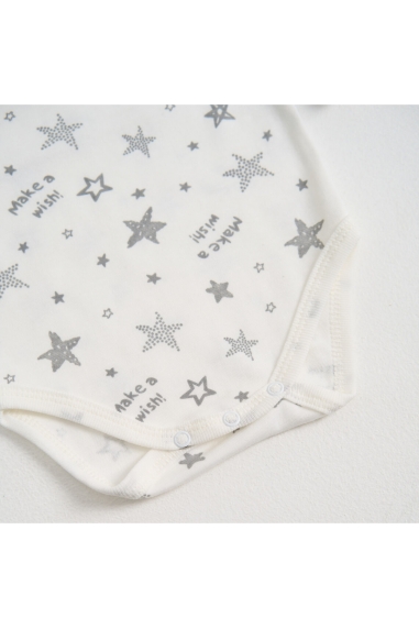 Боді гольф дитячий Зірочки молочний інтерлок - 2