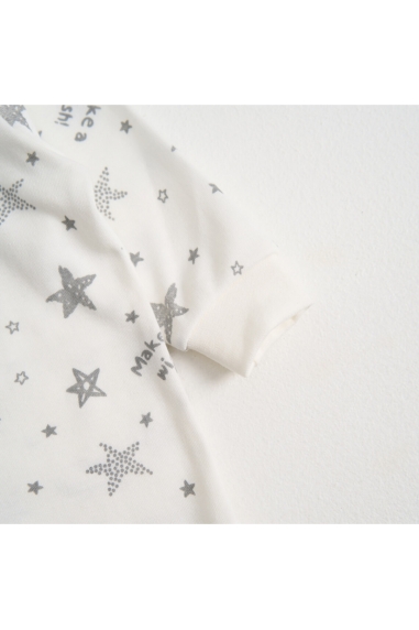 Боді гольф дитячий Зірочки молочний інтерлок - 3