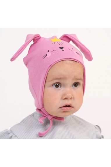 Шапочка для дівчинки запорошена троянда стрейч