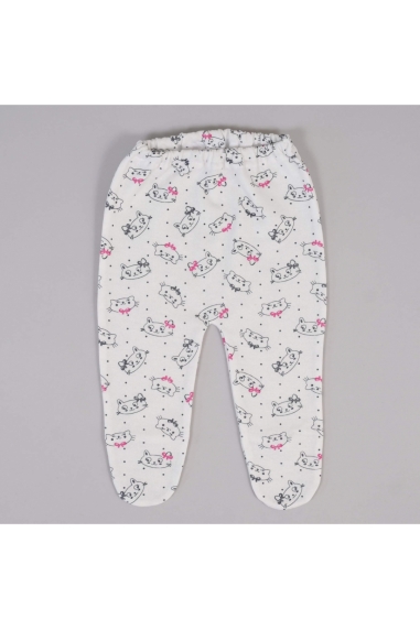 Повзунки ясельні Киці білий начіс (футер)