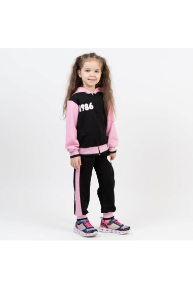 Костюм  для дівчинки чорний двонитка