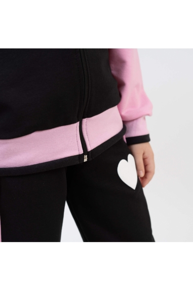 Костюм  для дівчинки чорний двонитка - 1