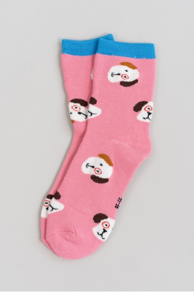 Шкарпетки дитячі рожевий махра