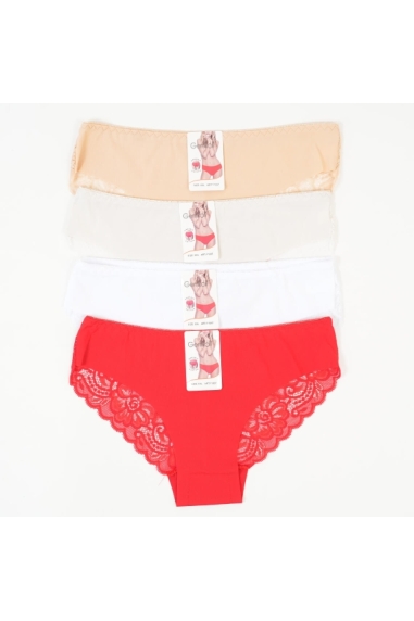 Труси жіночі бузковий еластан - 1